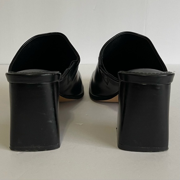 Women’s Chunky Stacked Heel Mules. - Picture 4 of 6